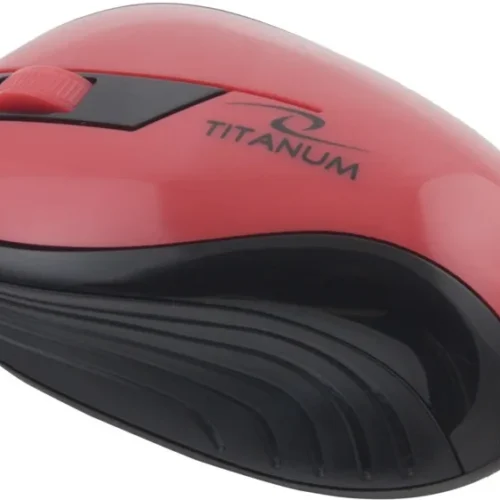 Esperanza WIRELESS OPTICAL MOUSE 1000DPI TM114R червен