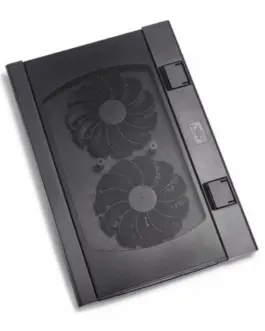 Alternative view of Охладител за лаптоп DeepCool WIND PAL FS, 17", 2x140 mm, 1200 RPM, Черен