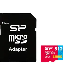 Alternative view of Карта памет Silicon Power Superior Gaming 512GB,microSDHC/SDXC, Class 10, A1, V30, UHS-I U3, SD Adapter