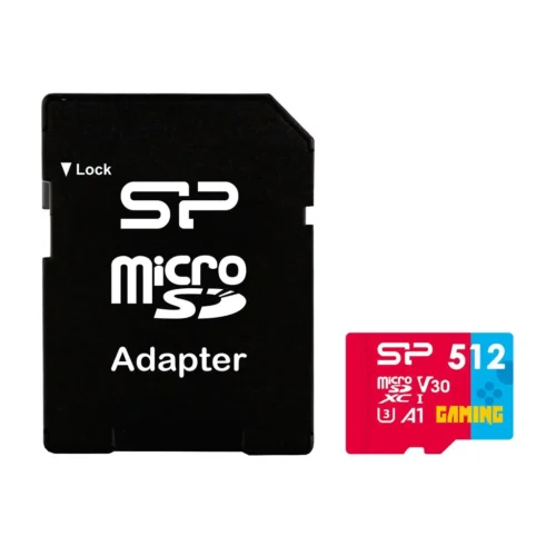 Alternative view of Карта памет Silicon Power Superior Gaming 512GB,microSDHC/SDXC, Class 10, A1, V30, UHS-I U3, SD Adapter