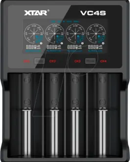 Зарядно у-во XTAR VC4SL 4 гнезда LCD дисплей USB LiIon and NIMH 18650 CR123 AA