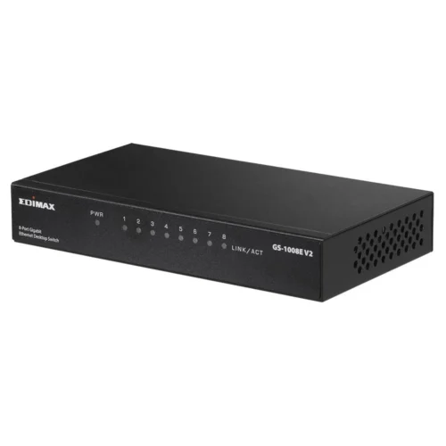Alternative view of Switch cu 8 porturi EDIMAX GS-1008E V2, Gigabit