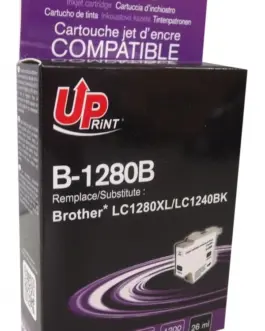Мастилница UPRINT LC1280XL/1240/1220, BROTHER, Черен