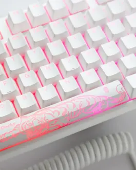 Alternative view of Геймърскa механична клавиатура Ducky One 3 Pure White Full Size Hotswap Cherry MX Brown, RGB, PBT Keycaps