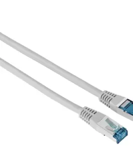 Alternative view of Мрежов пач кабел HAMA F/UTP, CAT 6, RJ-45 - RJ-45, 1Gbit/s, 10.0 m, Сив, Булк