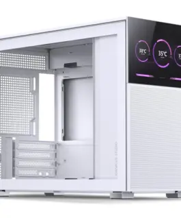 Кутия за компютър Jonsbo D31 Mesh Screen TG mATX Бял