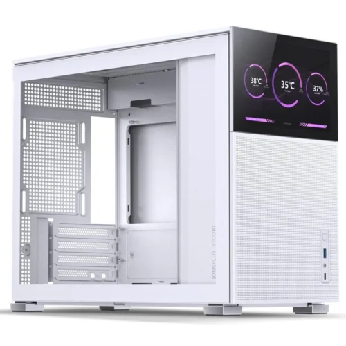 Кутия за компютър Jonsbo D31 Mesh Screen TG mATX Бял