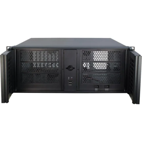 Alternative view of Кутия за компютър InterTech 4U-4098-S, 4U, 19", Чернa