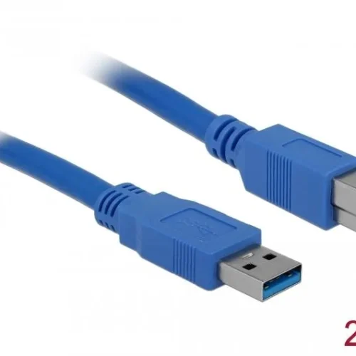 Alternative view of Кабел Delock USB-A - USB-B, 2m