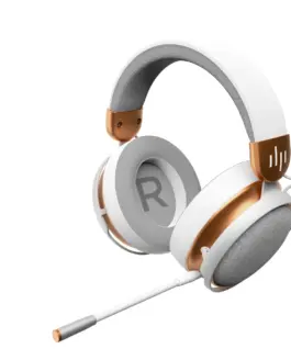 Alternative view of Геймърски безжични слушалки Dark Project Sono Wireless - White/Gold