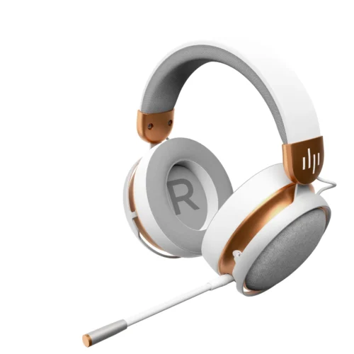 Alternative view of Геймърски безжични слушалки Dark Project Sono Wireless - White/Gold