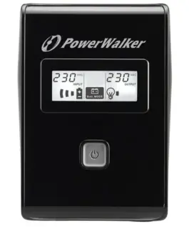 PowerWalker UPS line-interactive 850VA 2X SCHUKO OUT, RJ11 IN/ OUT, USB, LCD