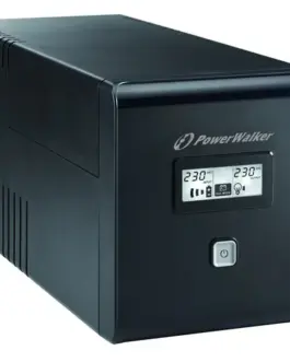 Alternative view of PowerWalker UPS LINE-INTERACTIVE 1000VA 2X SCHUKO + 2XIEC OUT, RJ11/RJ45 IN/OUT, USB, LCD