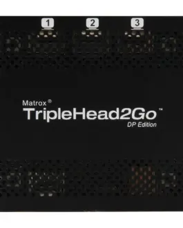 Външен мулти-дисплей адаптер Matrox T2G-DP-MIF за едновременна работа на 3 мониторa с