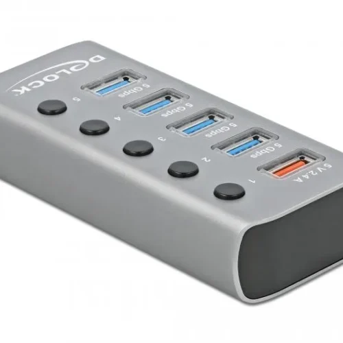 Alternative view of USB Хъб, 4 порта, DELOCK-63262