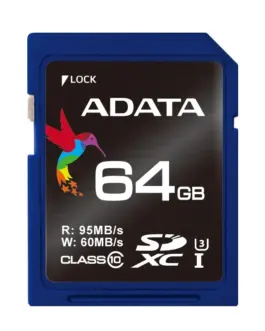 Adata SD XC Premier Pro 64GB UHS-1 U3/Class10 4K