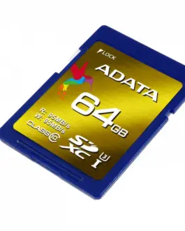 Alternative view of Adata SD XC XPG 64GB UHS-1 U3/Class10 4K 3D