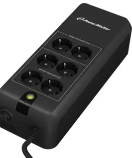 PowerWalker UPS  OFFLINE 600VA 6X 230V PL OUT APFC - Wygląd Listwy