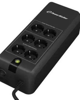 PowerWalker UPS  OFFLINE 600VA 6X 230V PL OUT APFC - Wygląd Listwy