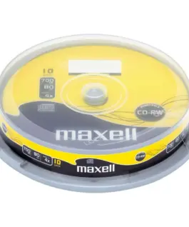 CD-RW80 MAXELL 700MB 52x четене  4x запис 10 бр