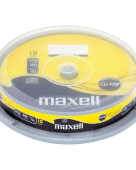 CD-RW80 MAXELL 700MB 52x четене  4x запис 10 бр
