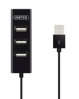 Unitek Hub 4xUSB 2.0 Y-2140 черен