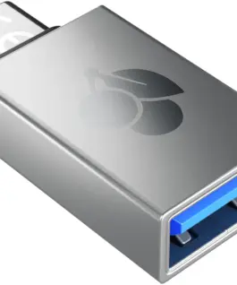 Alternative view of АДАПТЕР CHERRY - USB-A to USB-C - Silver - PN 61710036