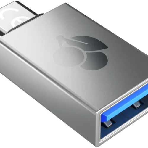Alternative view of АДАПТЕР CHERRY - USB-A to USB-C - Silver - PN 61710036