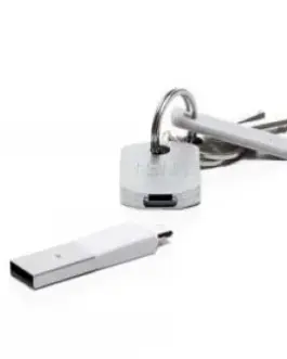 BlueLounge KII key microUSB зарядно бял