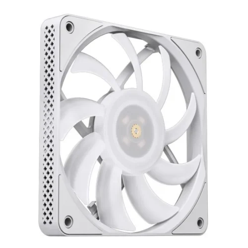 Alternative view of Вентилатор Jonsbo HF1215 Slim PWM, ARGB, 120x120x15, Бял