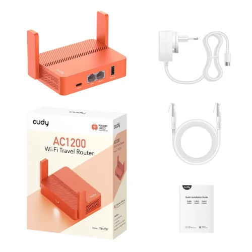 Безжичен рутер CUDY Travel TR1200