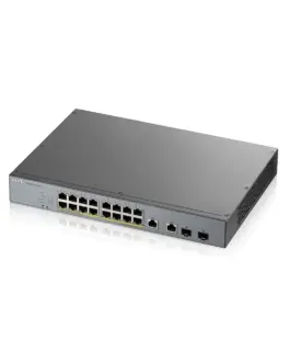 Суич ZyXEL GS1350-18HP 18-портов Gigabit Управляем PoE 250W