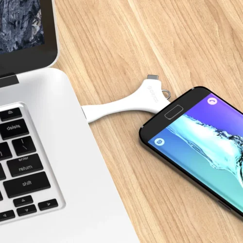 Alternative view of Адаптер Orico Dual Port Portable Sync&Charge C1-WH