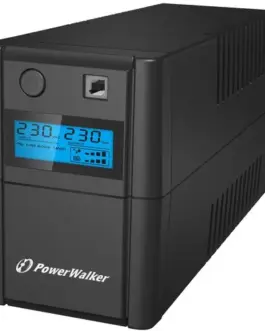 PowerWalker UPS POWER WALKER LINE-IN 650VA 2x230V PL USB LCD