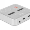 Докинг станция Delock 1 x M.2 NVMe SSD 1 x M.2 SATA SSD SD Express Card Reader