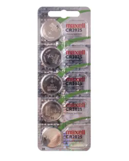 Бутонна батерия литиева CR2025 3V  5бр. в блистер /цена за 1 бр. батерия/