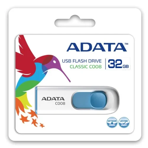 Adata C008 32GB бял-син