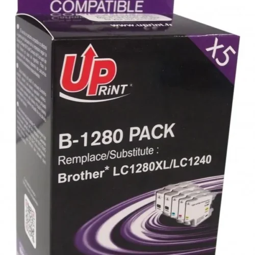 Мастилница UPRINT LC1280XL / LC1240, BROTHER, (BK+C+M+Y)