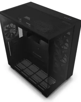 Alternative view of Кутия за компютър NZXT H9 Flow Matte Black