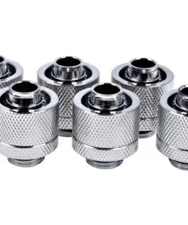 Alternative view of Фитинг Alphacool Eiszapfen, Удължител, 16/10mm, G1/4, Сребрист, 6 броя