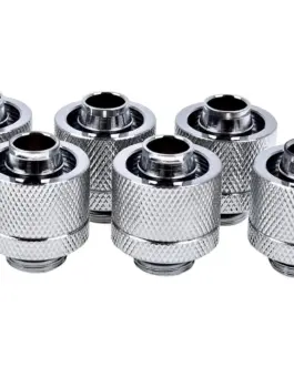 Alternative view of Фитинг Alphacool Eiszapfen, Удължител, 16/10mm, G1/4, Сребрист, 6 броя