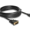 Кабел Delock HDMI мъжко - DVI-D 18+1 (Single Link )мъжко 5м двупосочен