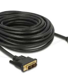 Кабел Delock HDMI мъжко - DVI-D 18+1 (Single Link )мъжко 10м двупосочен