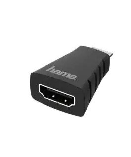 Адаптер HAMA 200347 Mini-HDMI мъжко - HDMI женско Ultra-HD 4K Черен