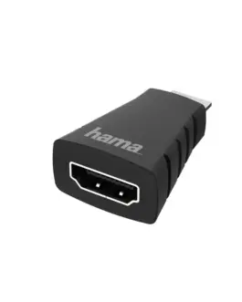 Адаптер HAMA 200347 Mini-HDMI мъжко - HDMI женско Ultra-HD 4K Черен