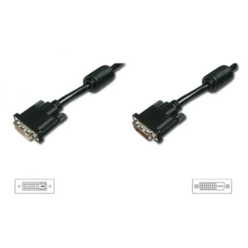 Digitus Extension DVI-D (24 + 1) / M (plug) - DVI-D (24 + 1) / z (socket) 5m черен