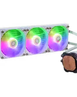 Alternative view of Охладител за процесор Cooler Master MasterLiquid 360L Core ARGB White Edition