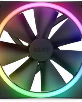 Вентилатор NZXT F140 RGB Duo Черен