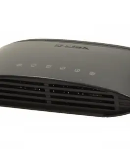 Alternative view of D-Link DES-1005D switch L2 5x10/100 Desktop/Wall NO FAN
