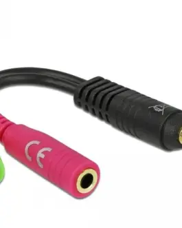 Аудио сплитер Delock 3.5мм  жак мъжко - 2 х 3.5 mm жак женско